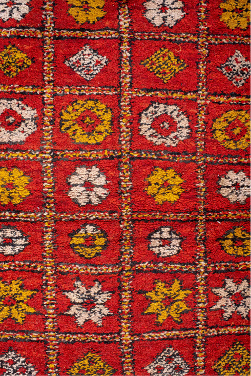 Antique Moroccan Runner Rug (3' x 16')
